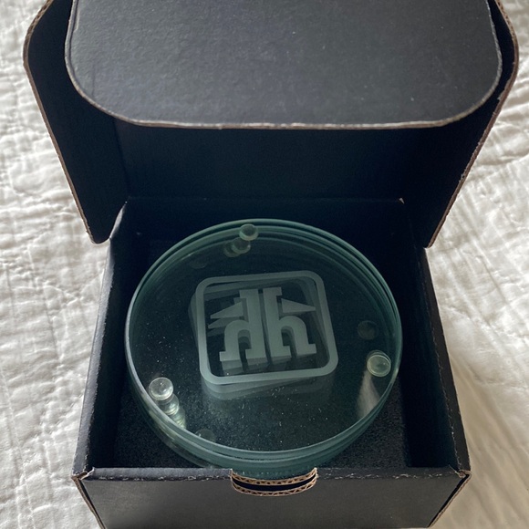 Home Hardware Glass Coasters - Picture 2 of 3